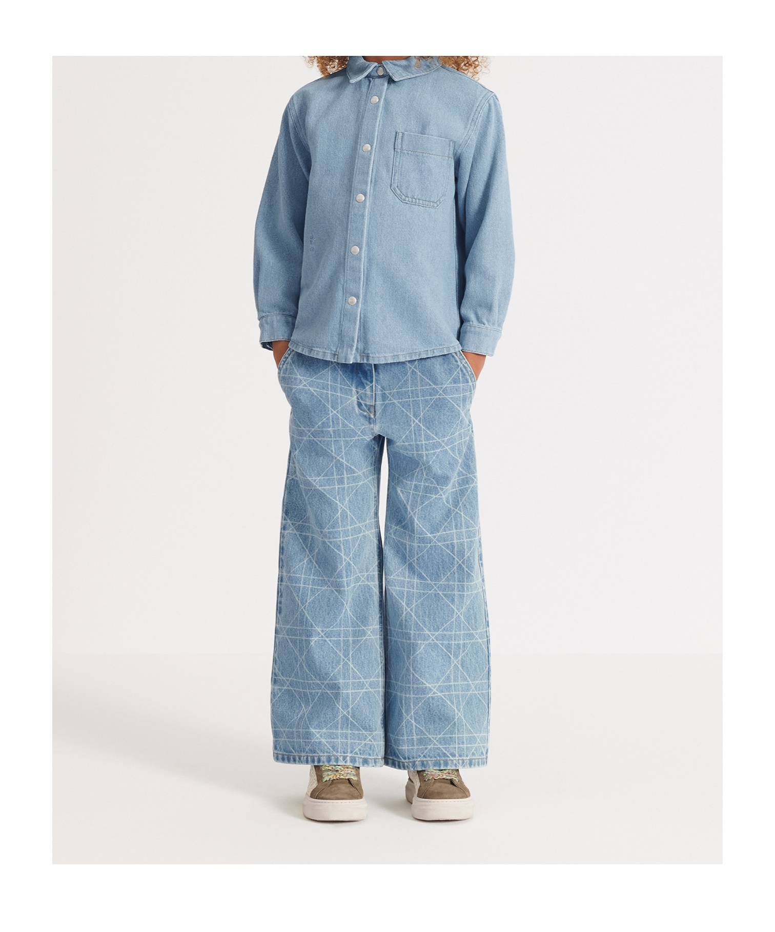 Dior Long-sleeved Shirt In Blue