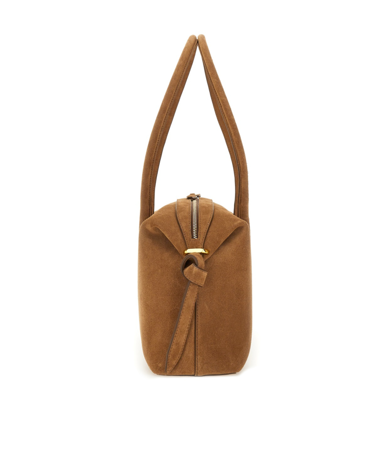 Yuzefi Double Handle Shoulder Bag In Brown