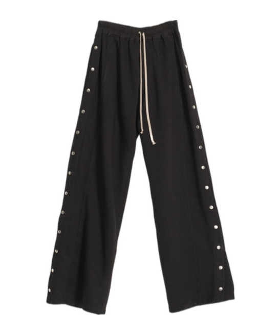 Rick Owens Drkshdw Wide-leg Casual Pants In Animal Print