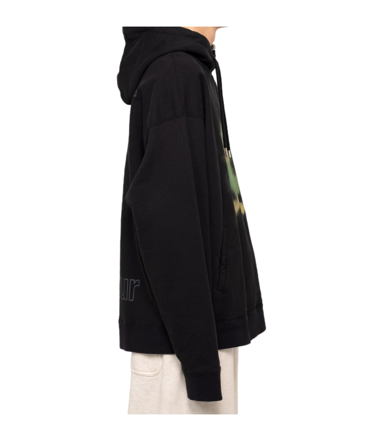 Miharayasuhiro Duck-print Hoodie In Black