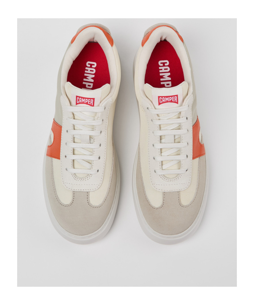 Camper Lace-up Low-cut Casual Shoes In Gray