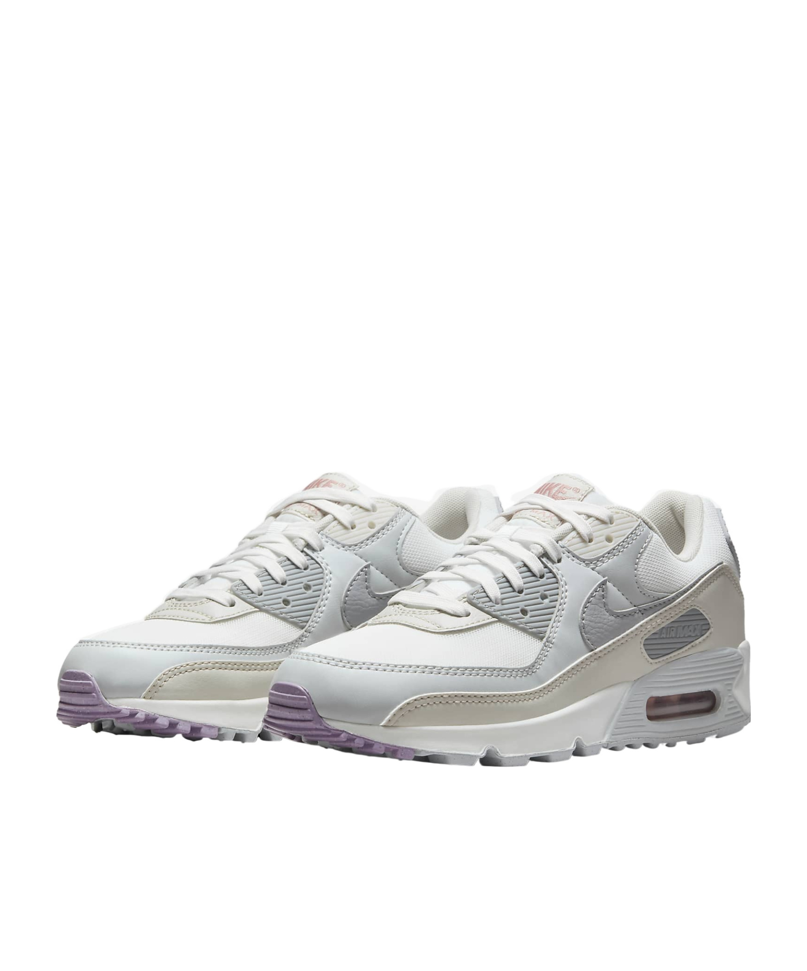 Nike Air Max 90 Lace-up Trainers In Gray