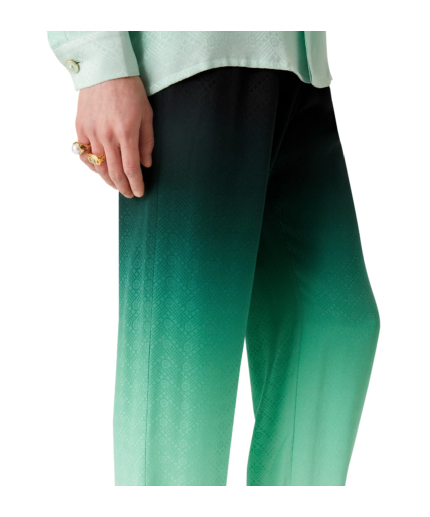 Casablanca Gradient Jacquard Casual Pants In Multi
