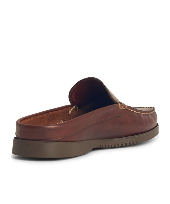 Paraboot Bahamas Brown Leather Loafers In Brown