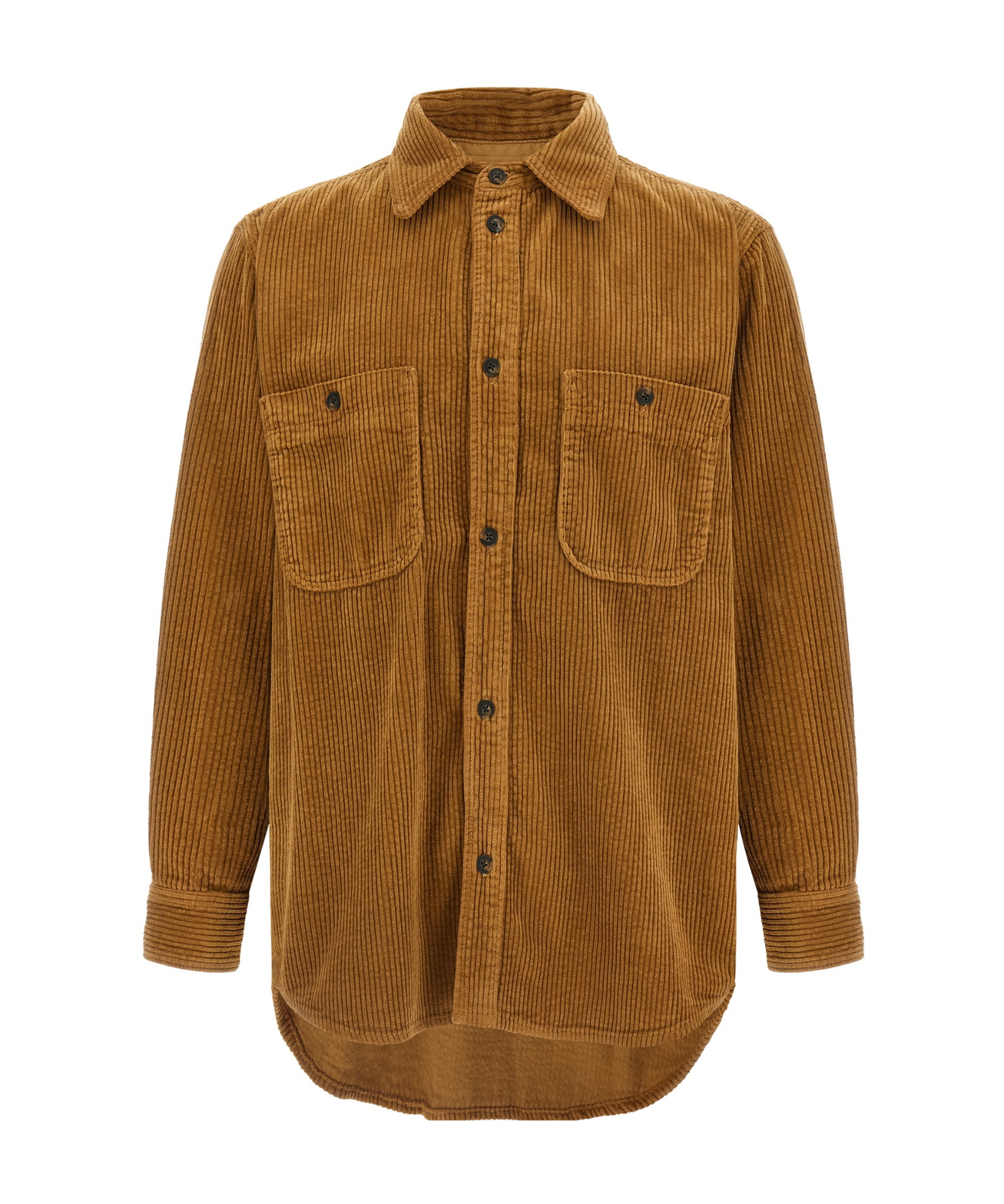 Isabel Marant Nario Shirt Nario Corduroy Shirt In Brown