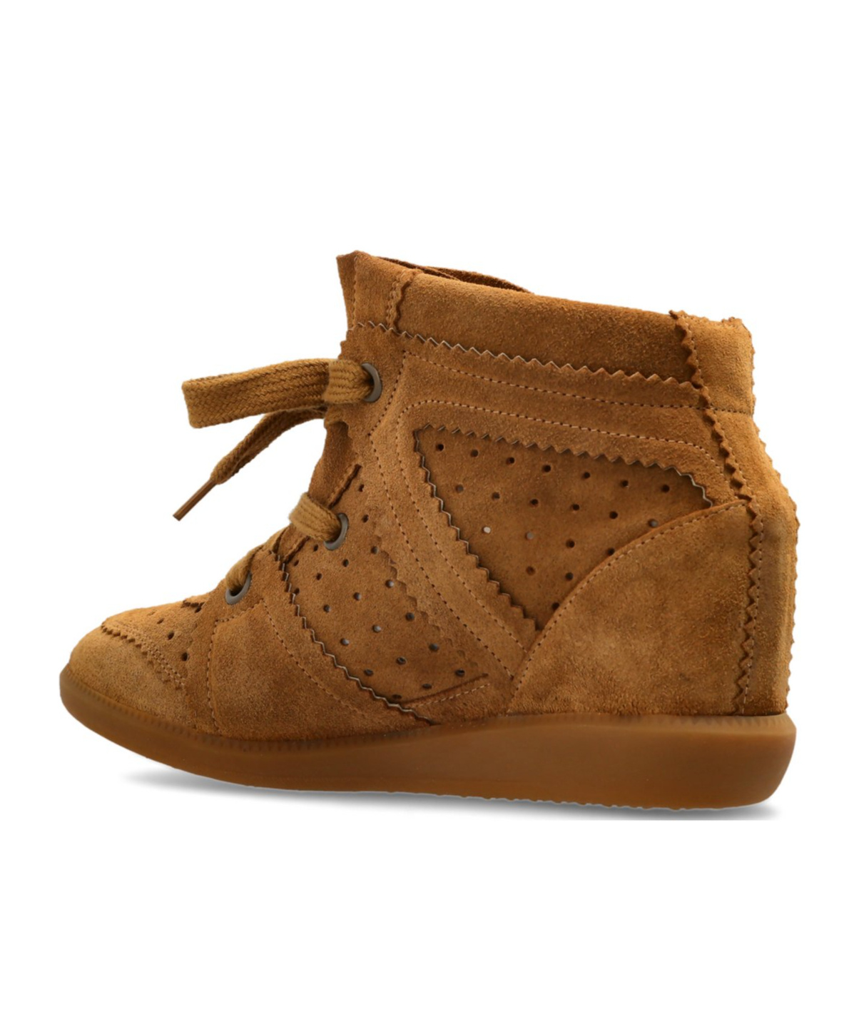 Isabel Marant Bobbie Wedge Sneakers In Brown
