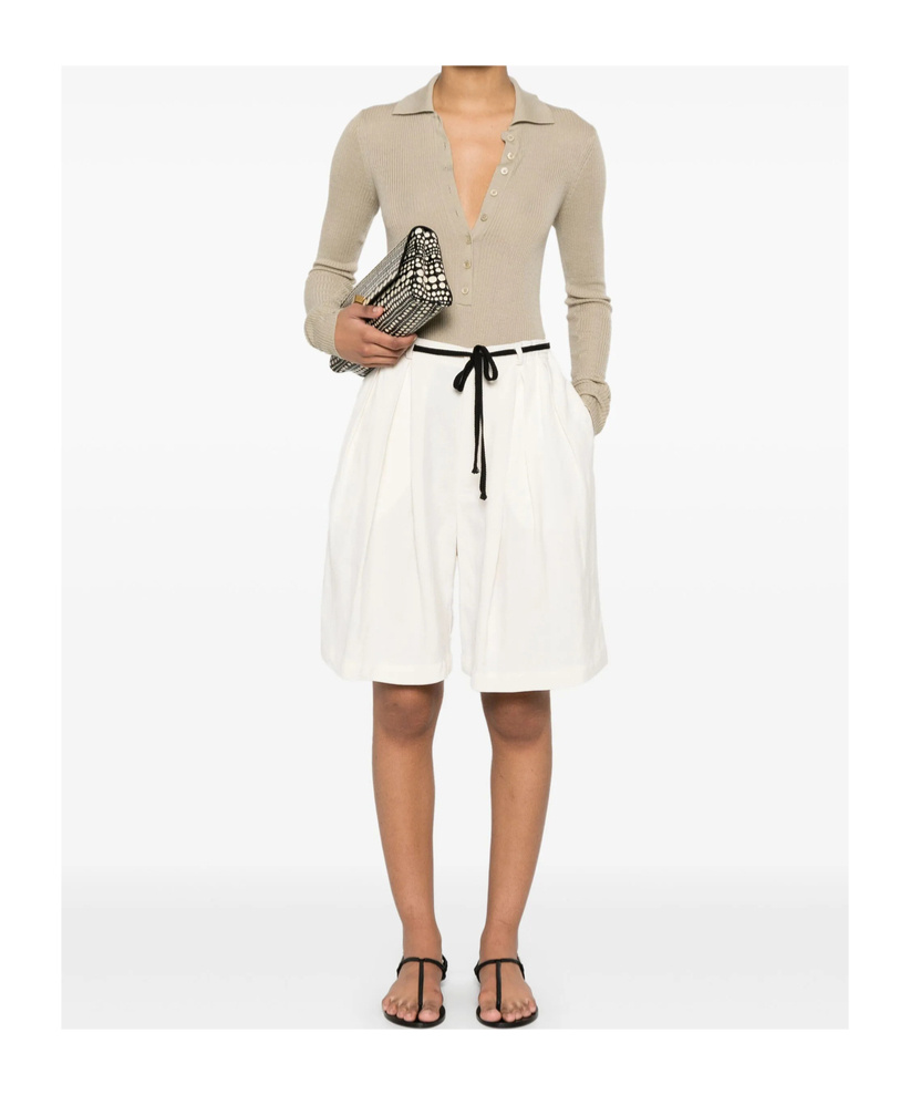 Shop Barena Venezia Doer Brezza Shorts In White