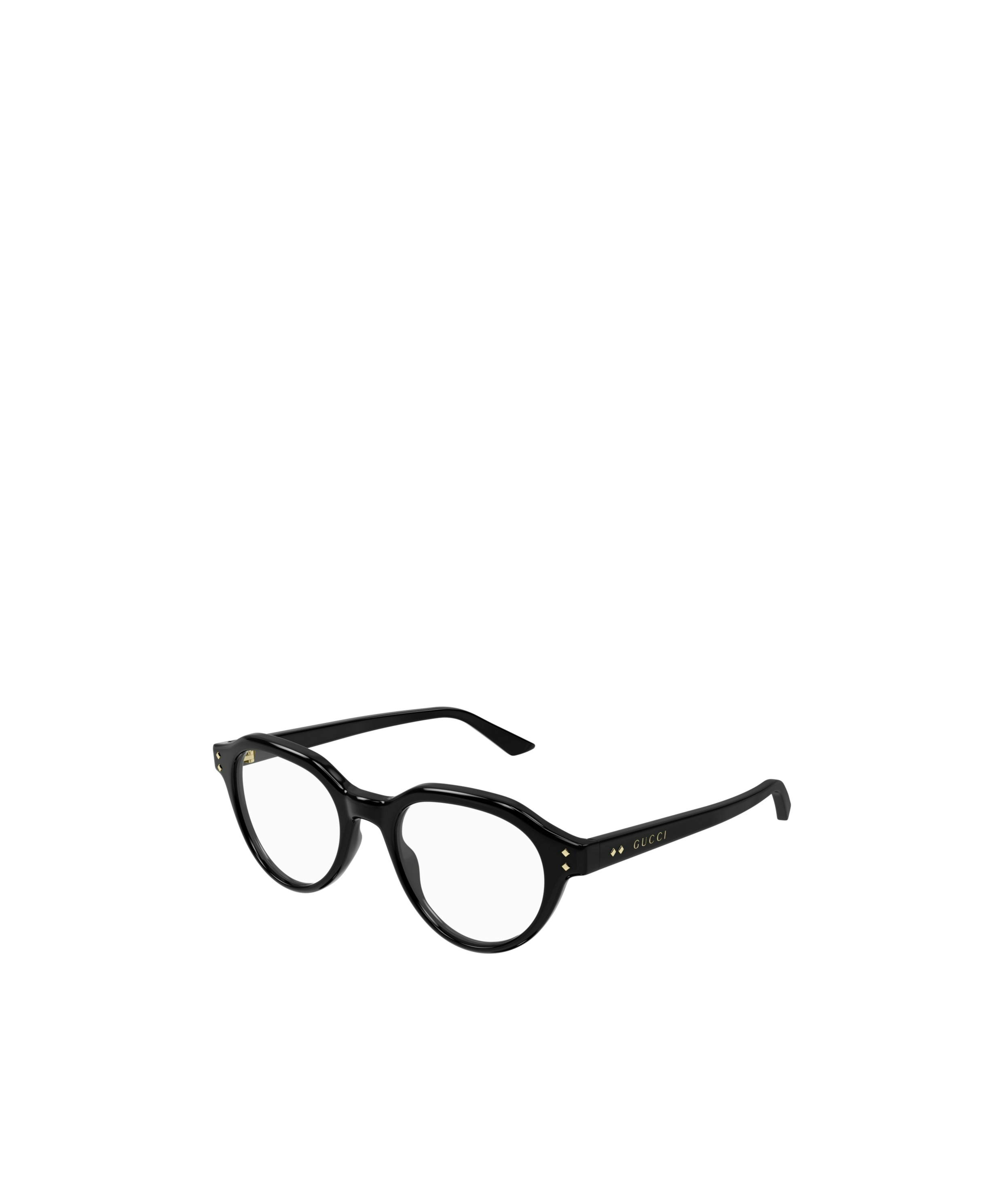Gucci Eyewear Round Frame Glasses In Black