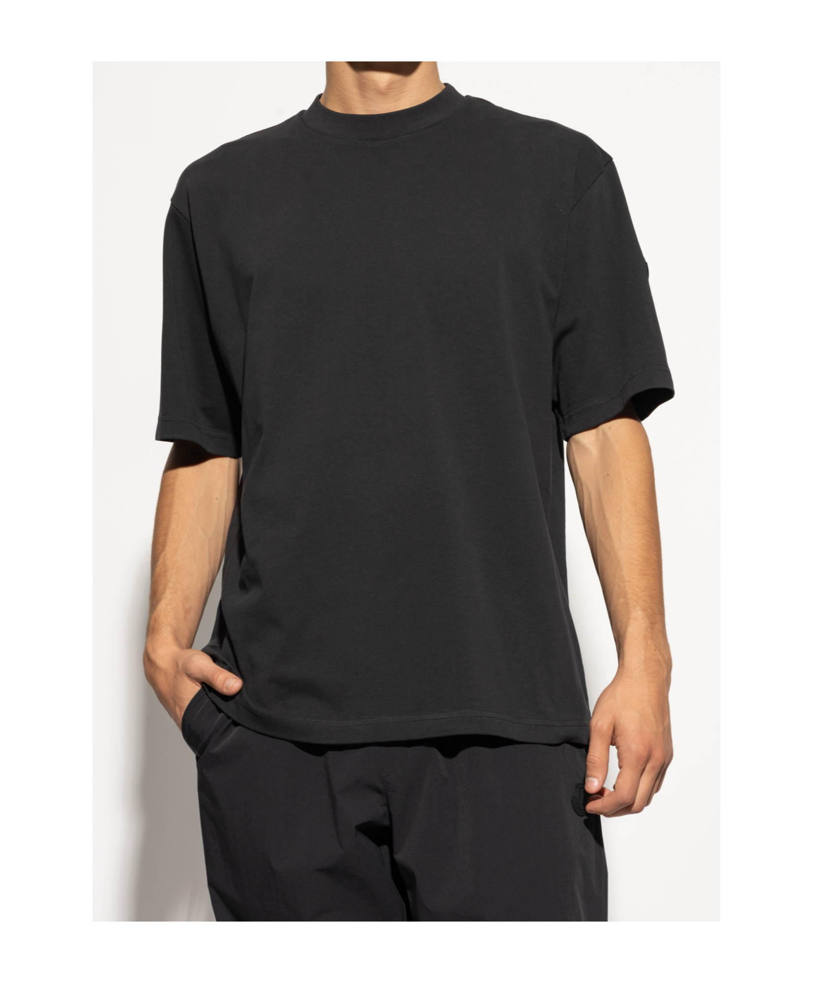 Moncler Short-sleeved T-shirt In Blue