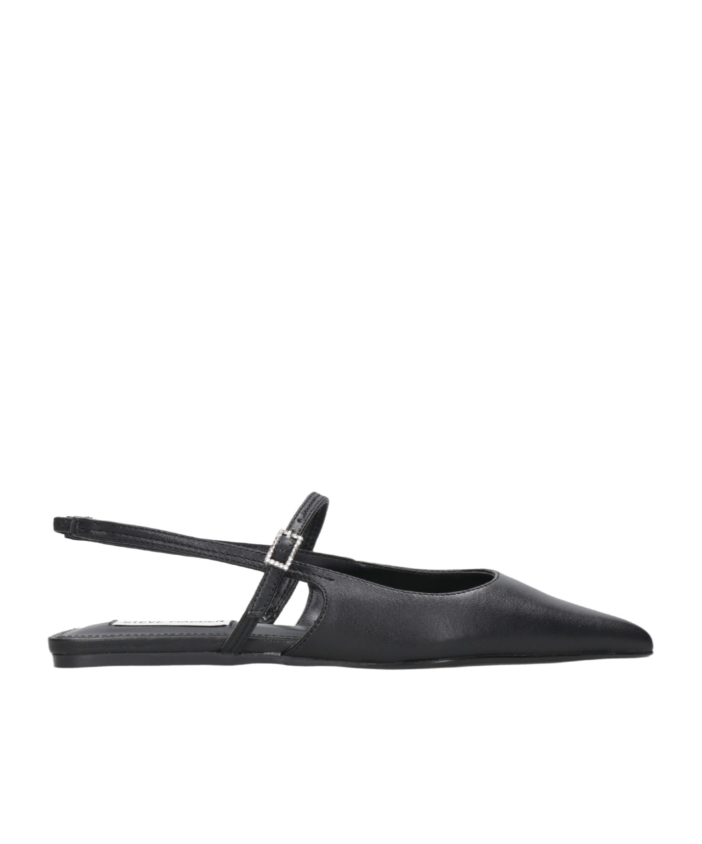 STEVE MADDEN POINTED OPEN-HEEL FLATS 