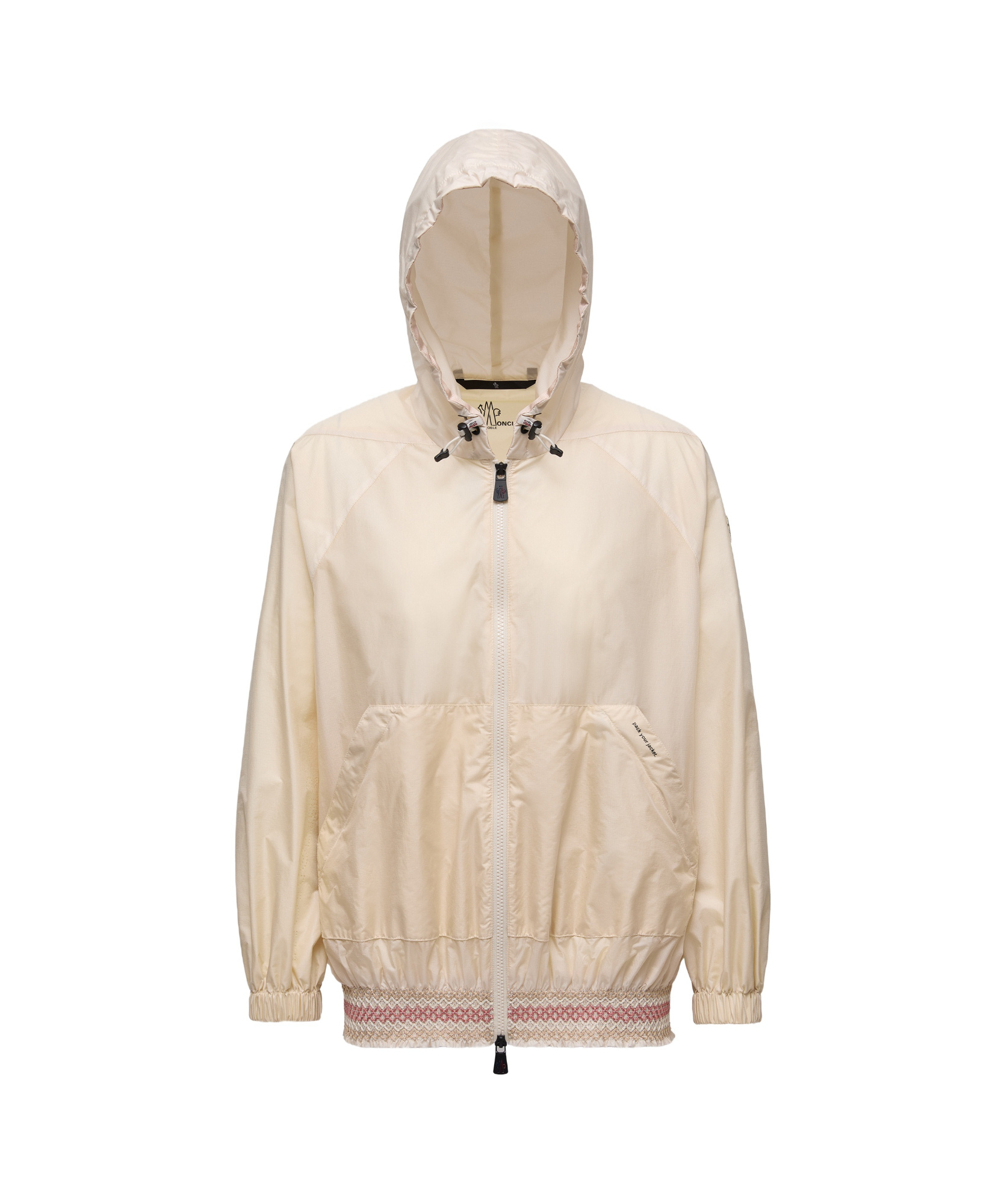 Moncler Samedans Packable Hooded Jacket In Neutral