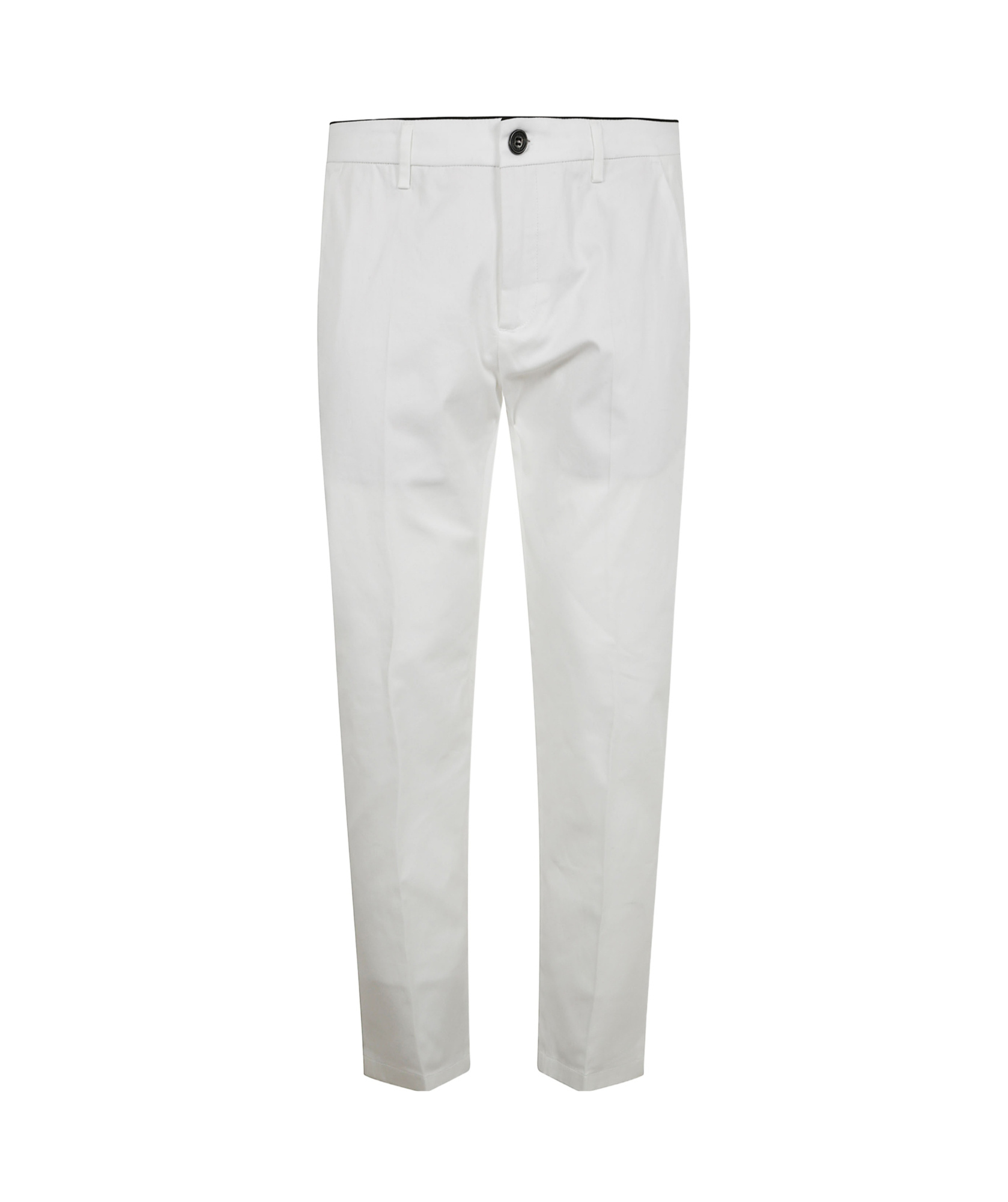 Department Five Belt Loops Slacks In White