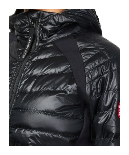 Shop Canada Goose Hybridge Lite Down Jacket In Black