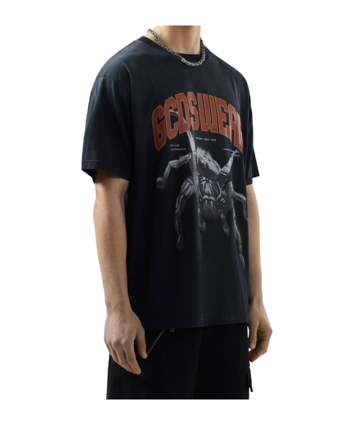 Shop Gcds Wear Spider T-shirt In Black