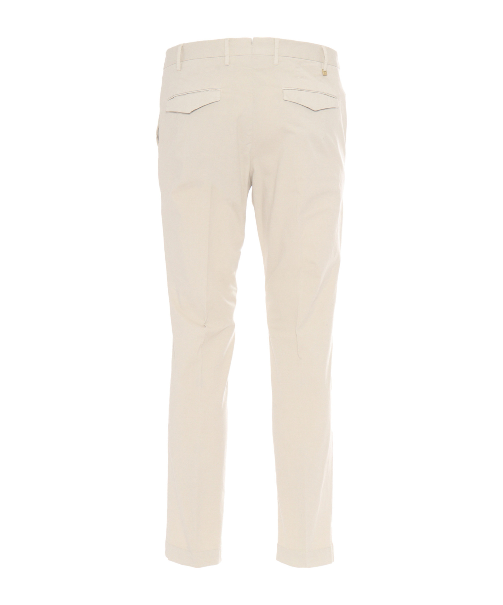 Pt01 Pleated Zipper Casual Pants In White