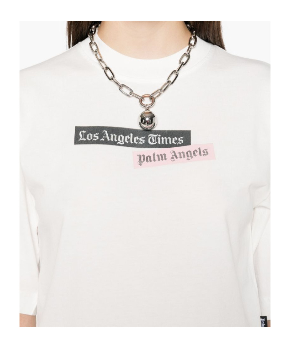 Palm Angels Cotton T-shirt With Print