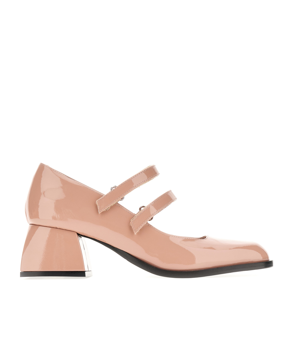 Nodaleto Antiqued Pink Leather Bulla Bacara Pumps In Nude