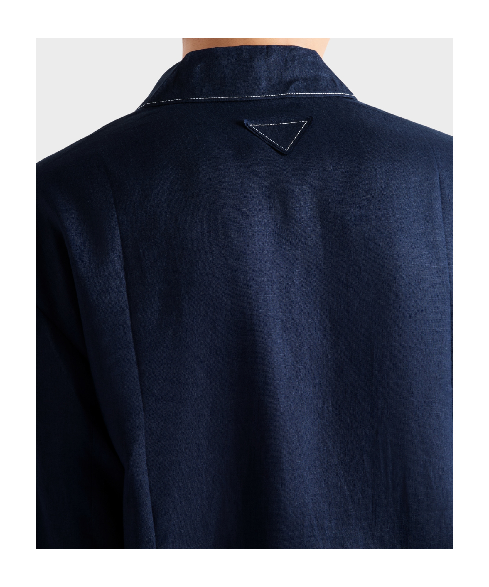 Prada Blousonjacke Aus Baumwolle In Blue