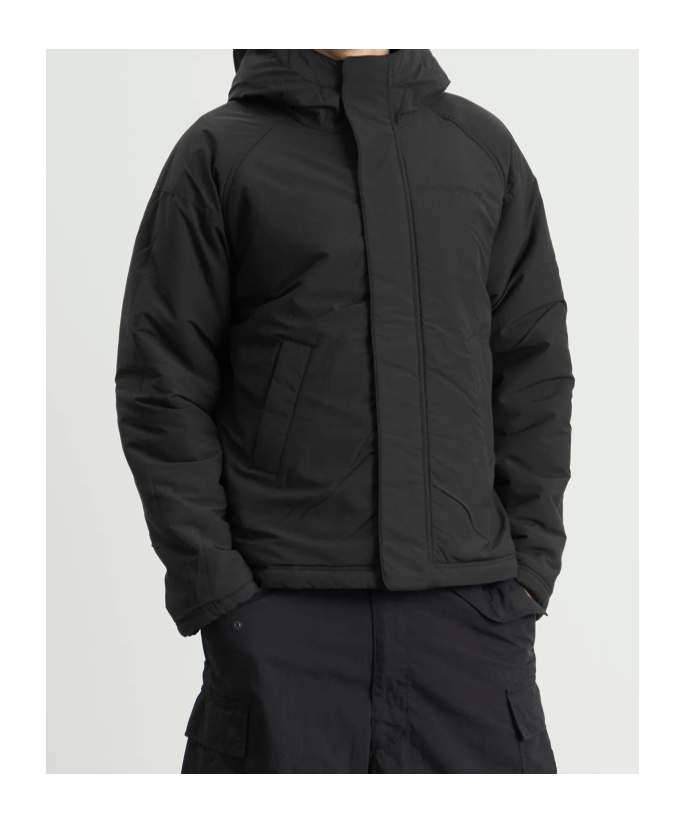 Canada Goose Alberni Reversible Ripstop And Wool-blend Fleece Hooded Jacket In Black