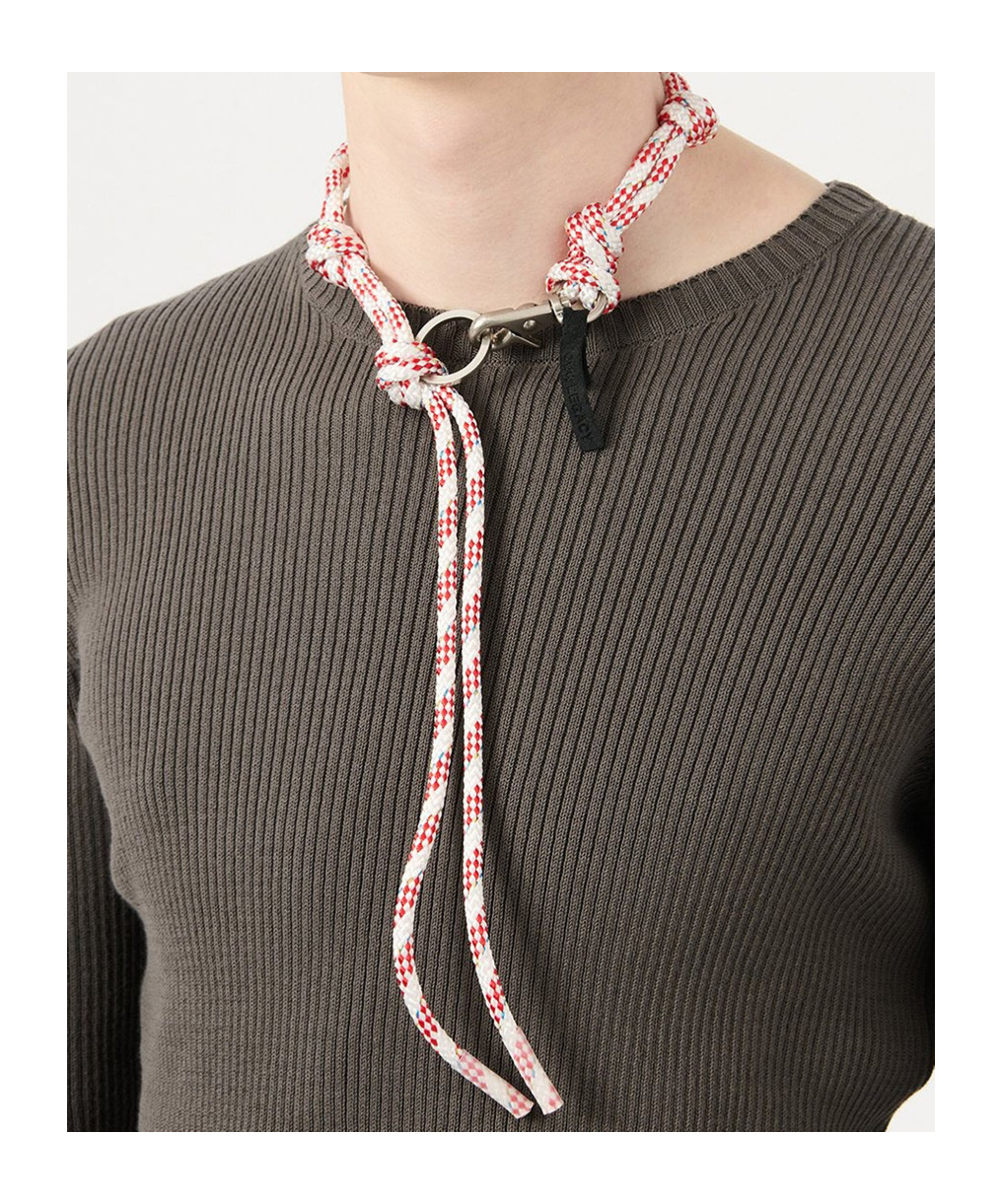 Our Legacy Boat Rope Bracelet In Pink