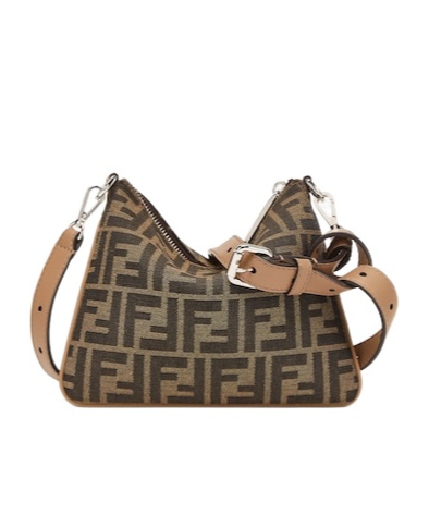 FENDI FENDI FF MONOGRAMMED MINI CROSSBODY BAG