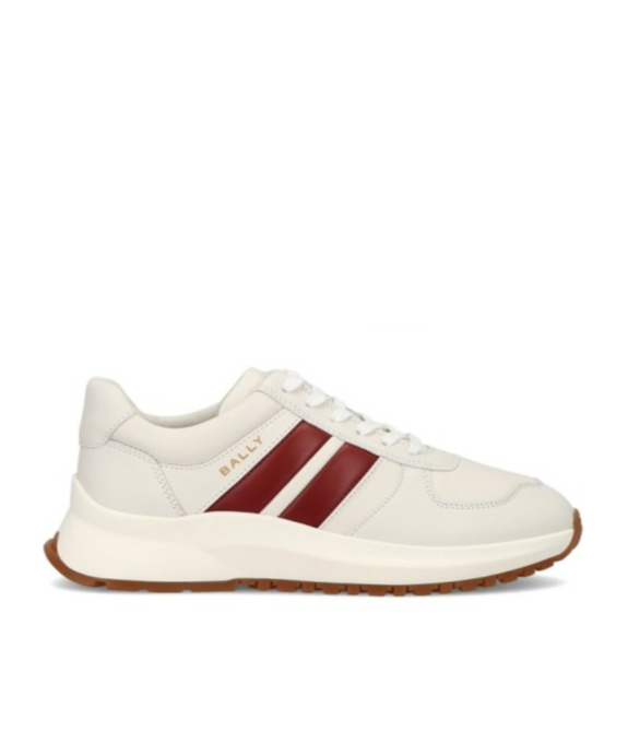 Bally White Leather Darsyl Sneakers In White