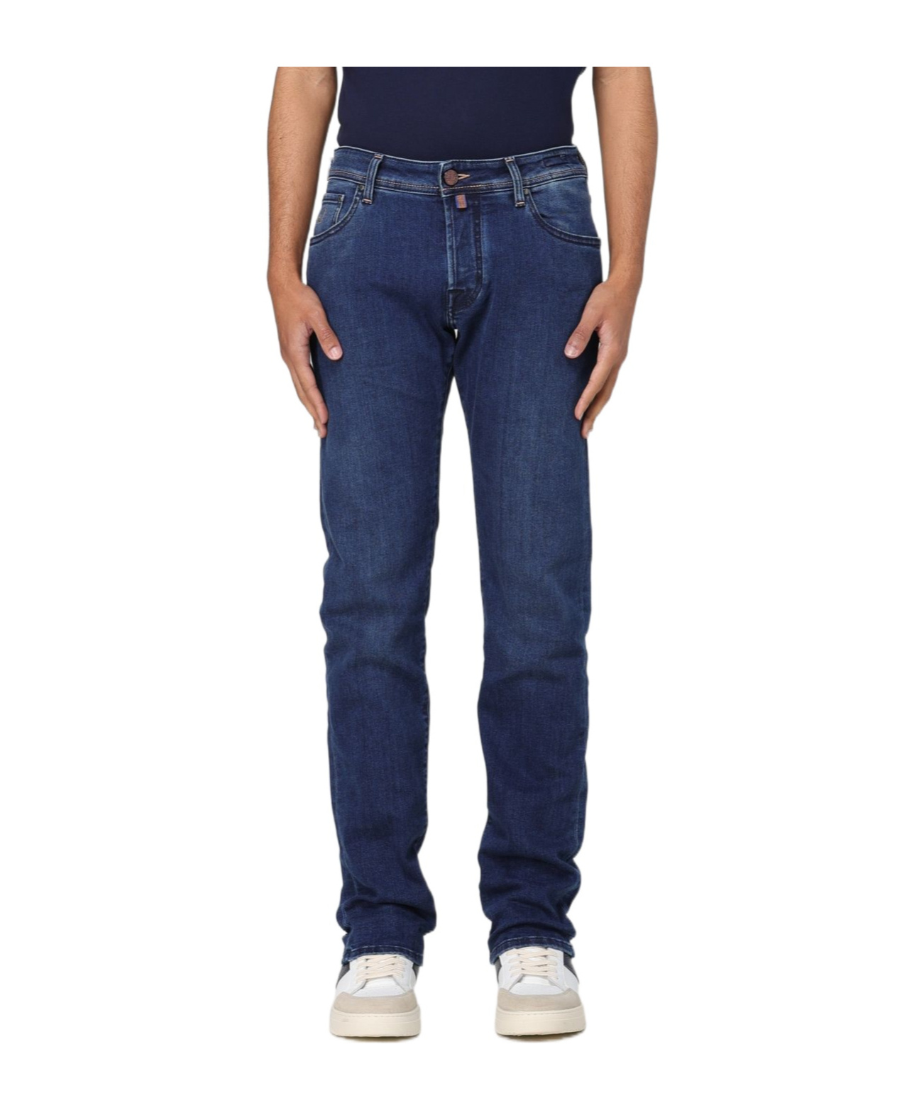 Jacob Cohen Mid-rise Slim-fit Jeans In Blue