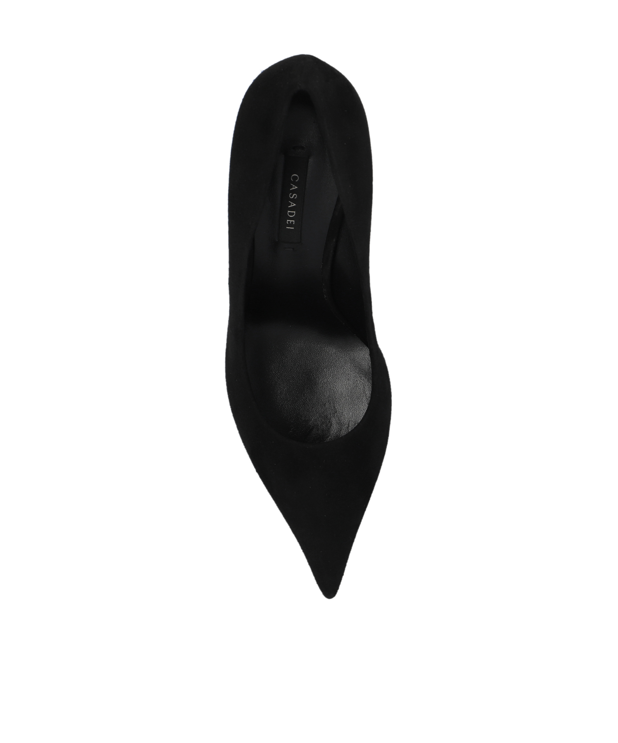 Casadei 90mm Superblade Suede Pumps In Black