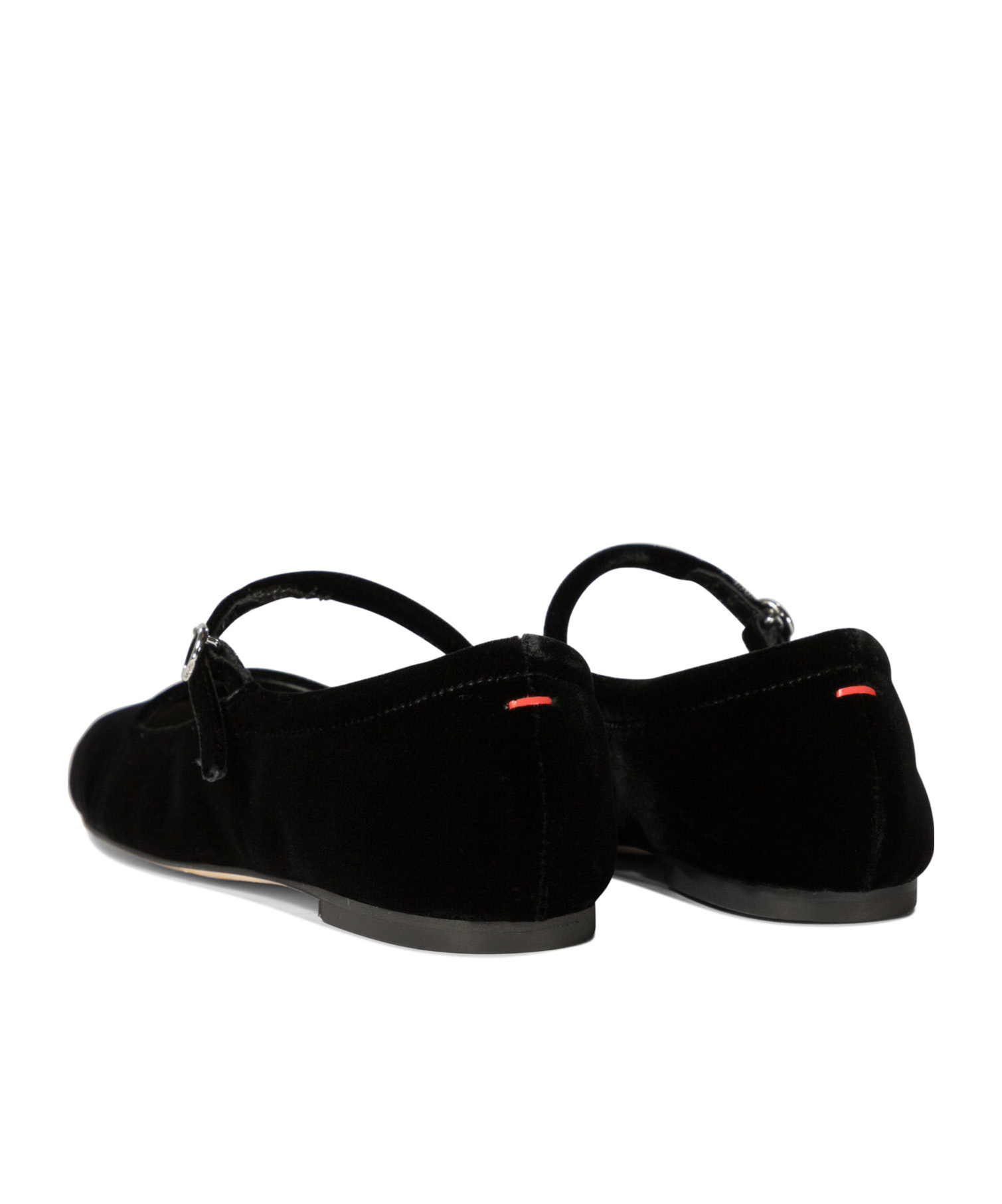 Shop Aeyde Suede Ballet Shoes In Black