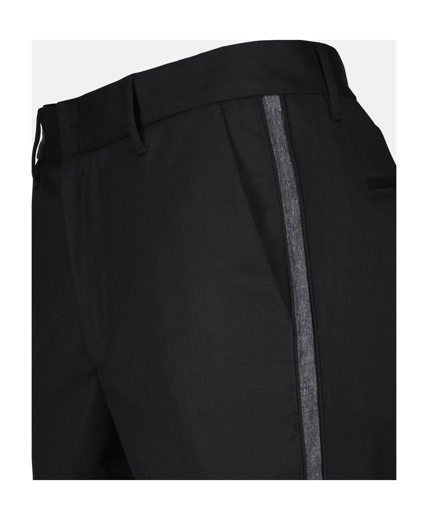 Diesel Belt-loop Casual Pants In Black