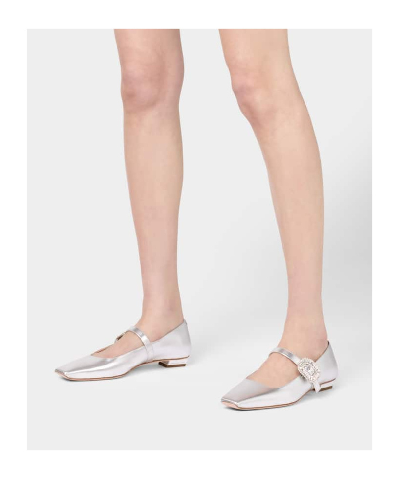 Roger Vivier Belle Vivier Mary Janes In Leather