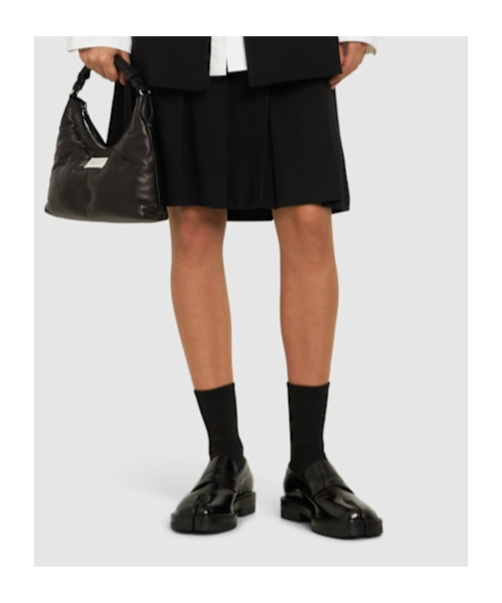 Maison Margiela Tabi Split-toe Glossed-leather Loafers