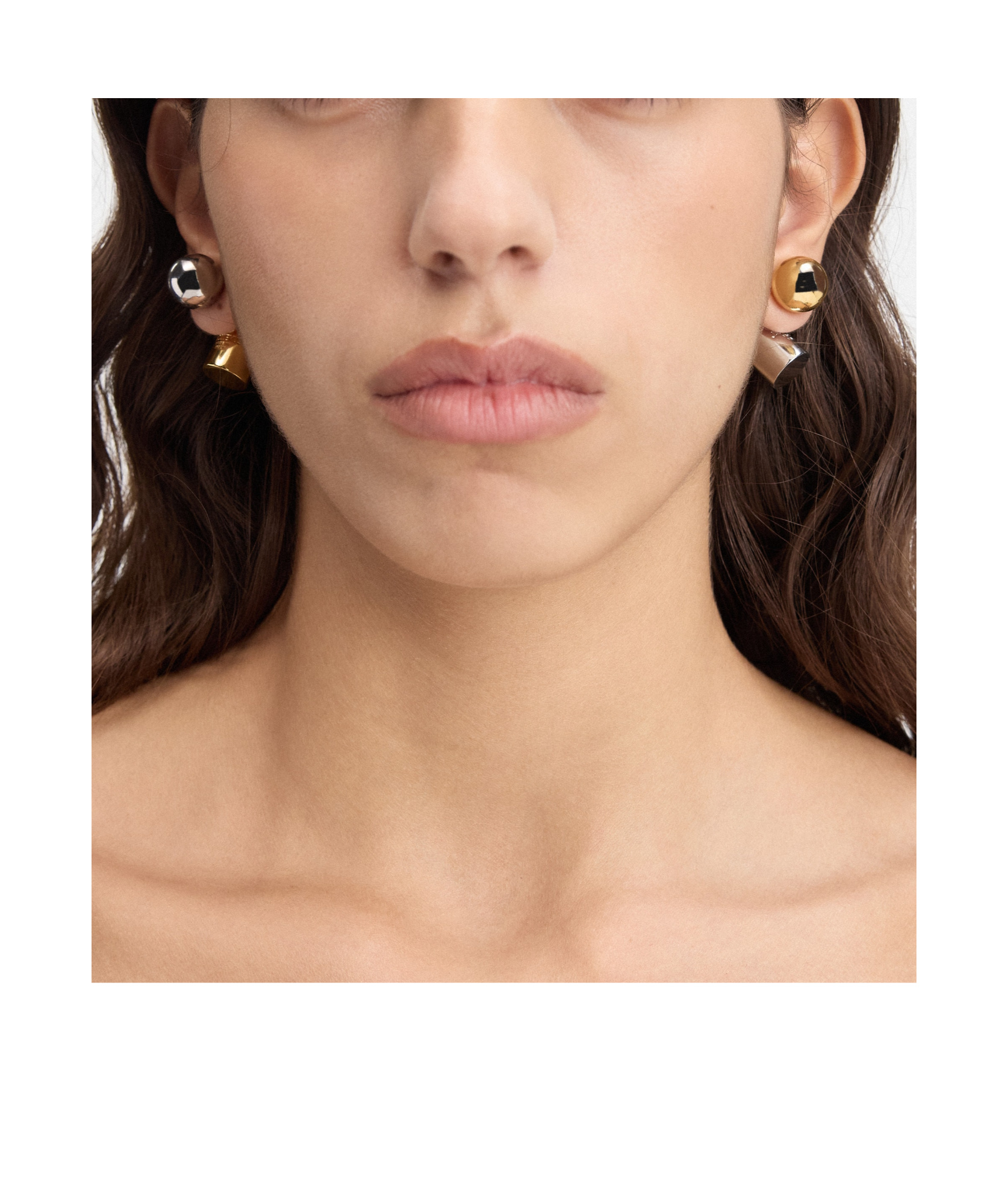 Jacquemus Les Boucles Perlina In Yellow