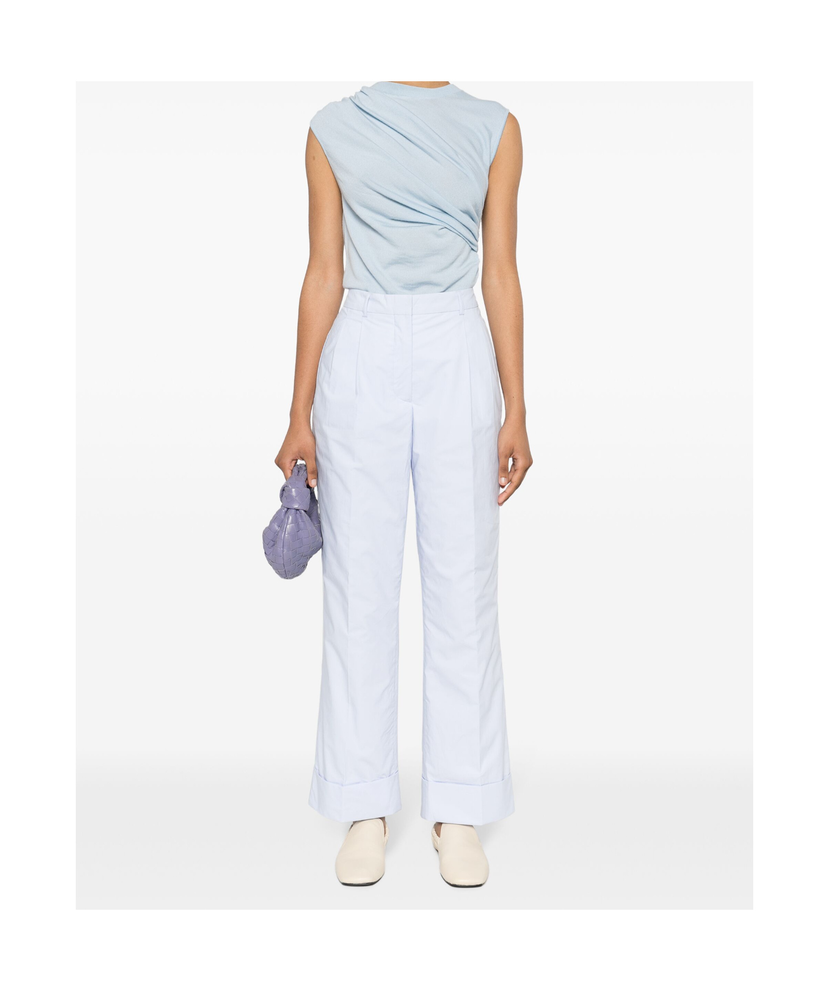 Shop Officine Generale Willow High-waist Straight Trousers