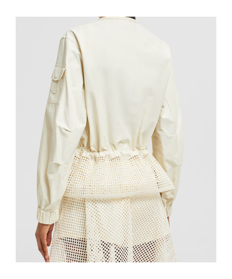 Moncler Rochecotte Broderie Anglaise-trimmed Jacket