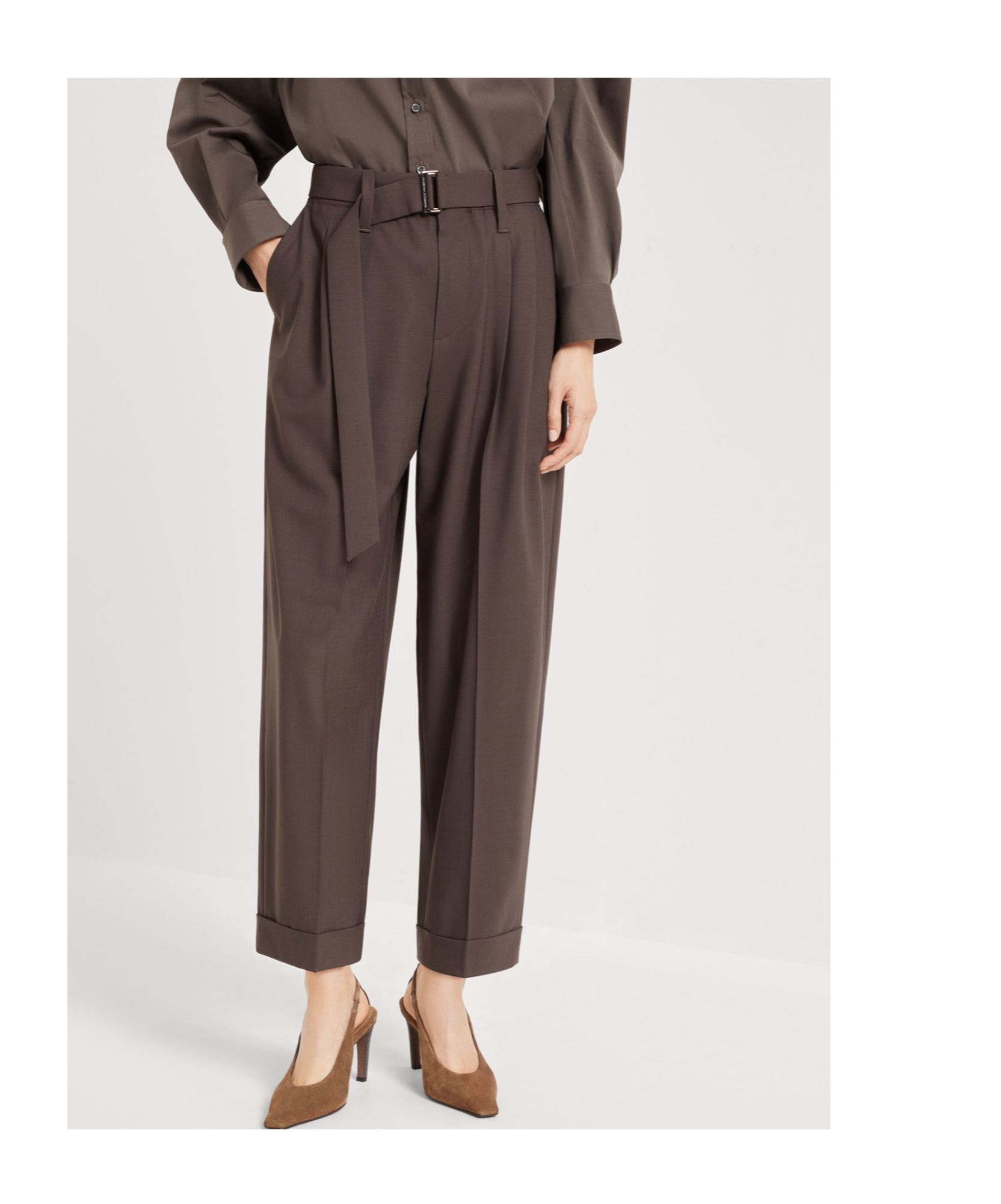 Brunello Cucinelli Sartorial Trousers In Blue