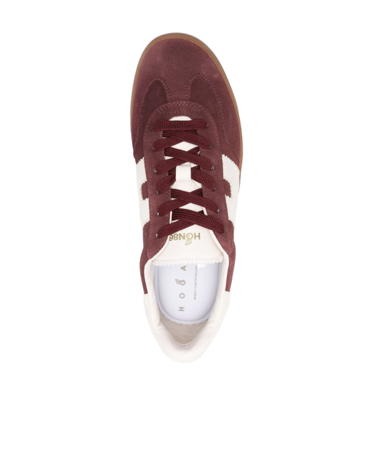 Hogan Stylish Leather Sneakers Suede Finish In Red