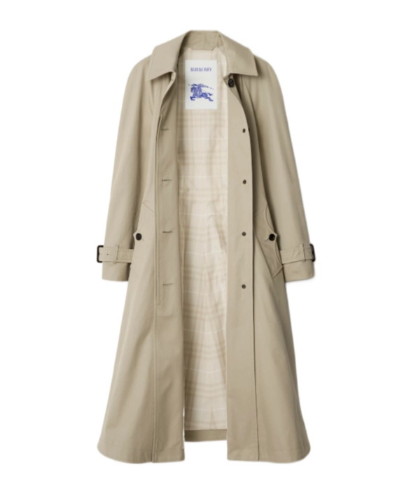 Burberry Ellingham Belted Cotton-gabardine Trench Coat In Neutral