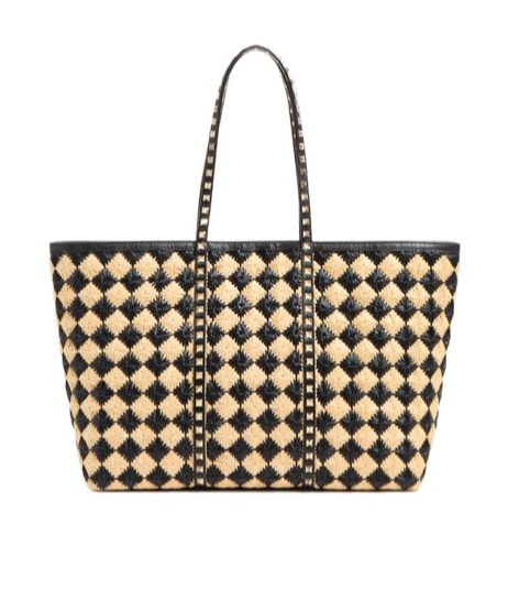 Valentino Double Handle Shoulder Bag In Nude