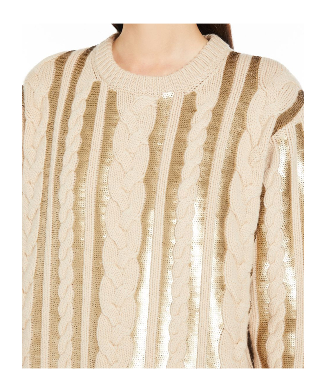 Max Mara Wool And Cashmere Short Dress In Nude