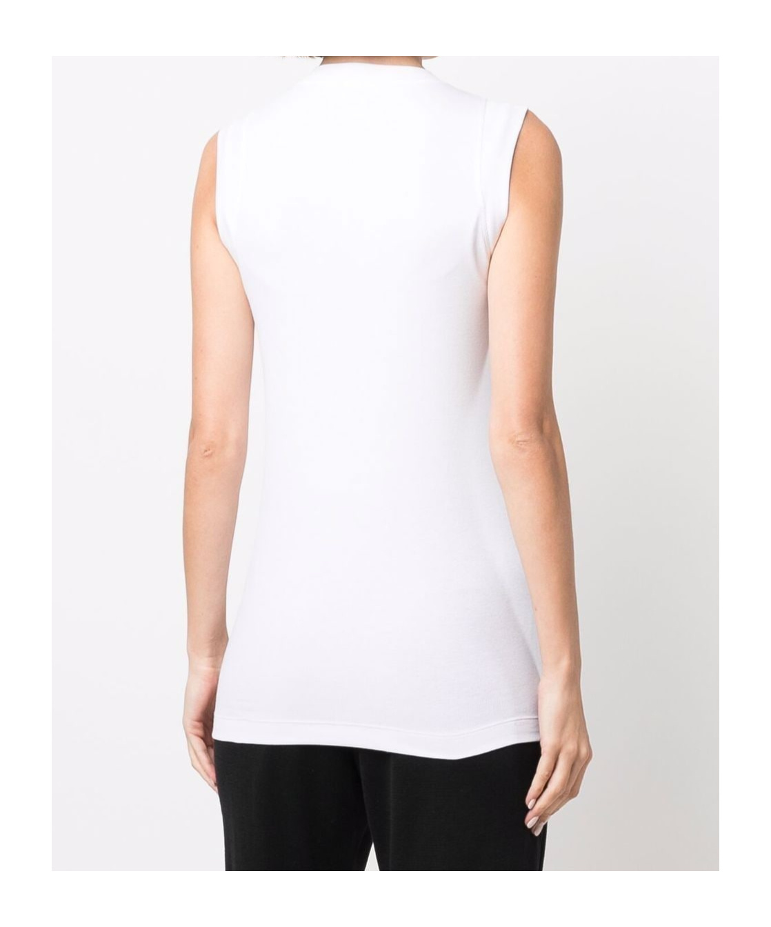 Brunello Cucinelli Stretch-cotton Monili Tank Top In White
