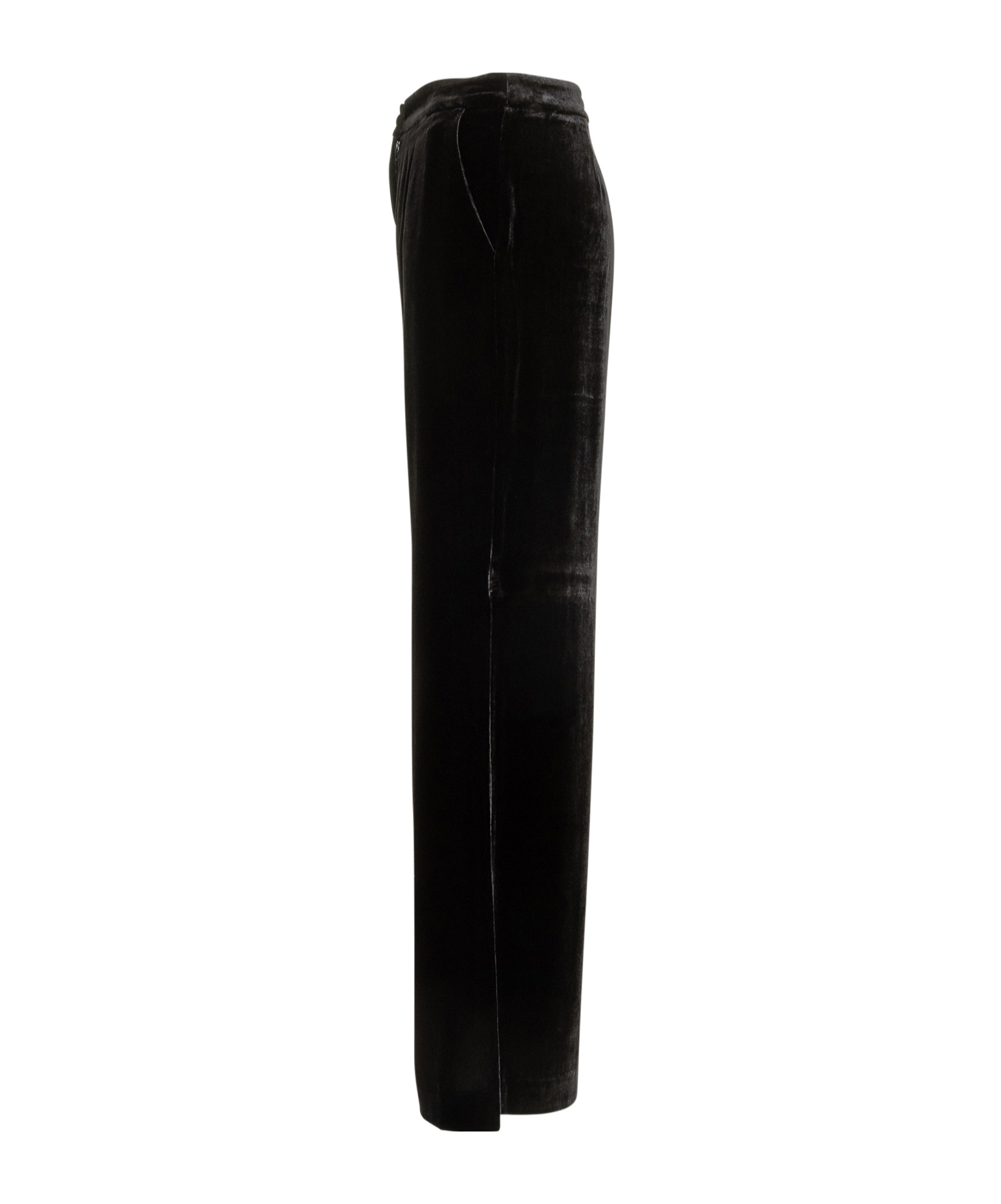 Momoní Velvet Pants In Black