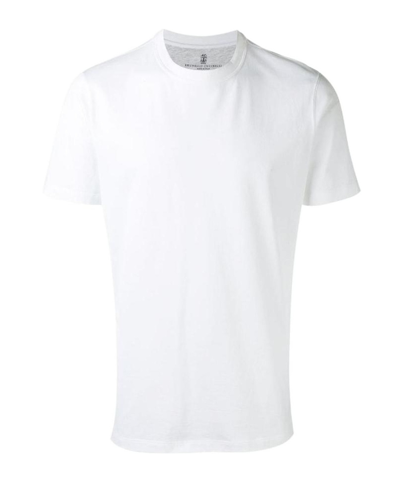 Brunello Cucinelli Crewneck Short-sleeved T-shirt In White