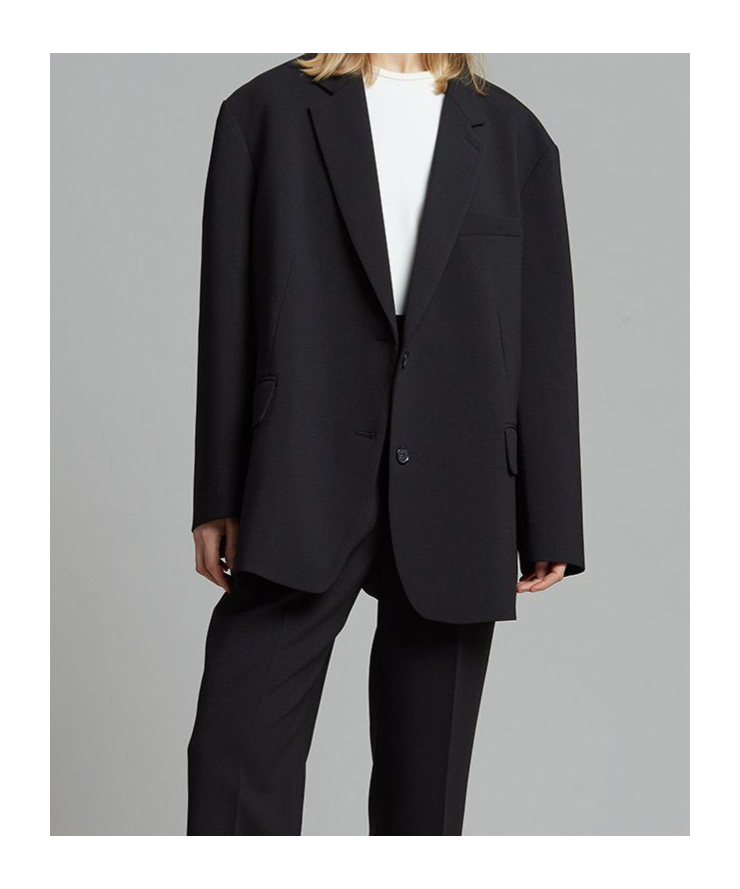 THE FRANKIE SHOP BEA BLAZER - BLACK