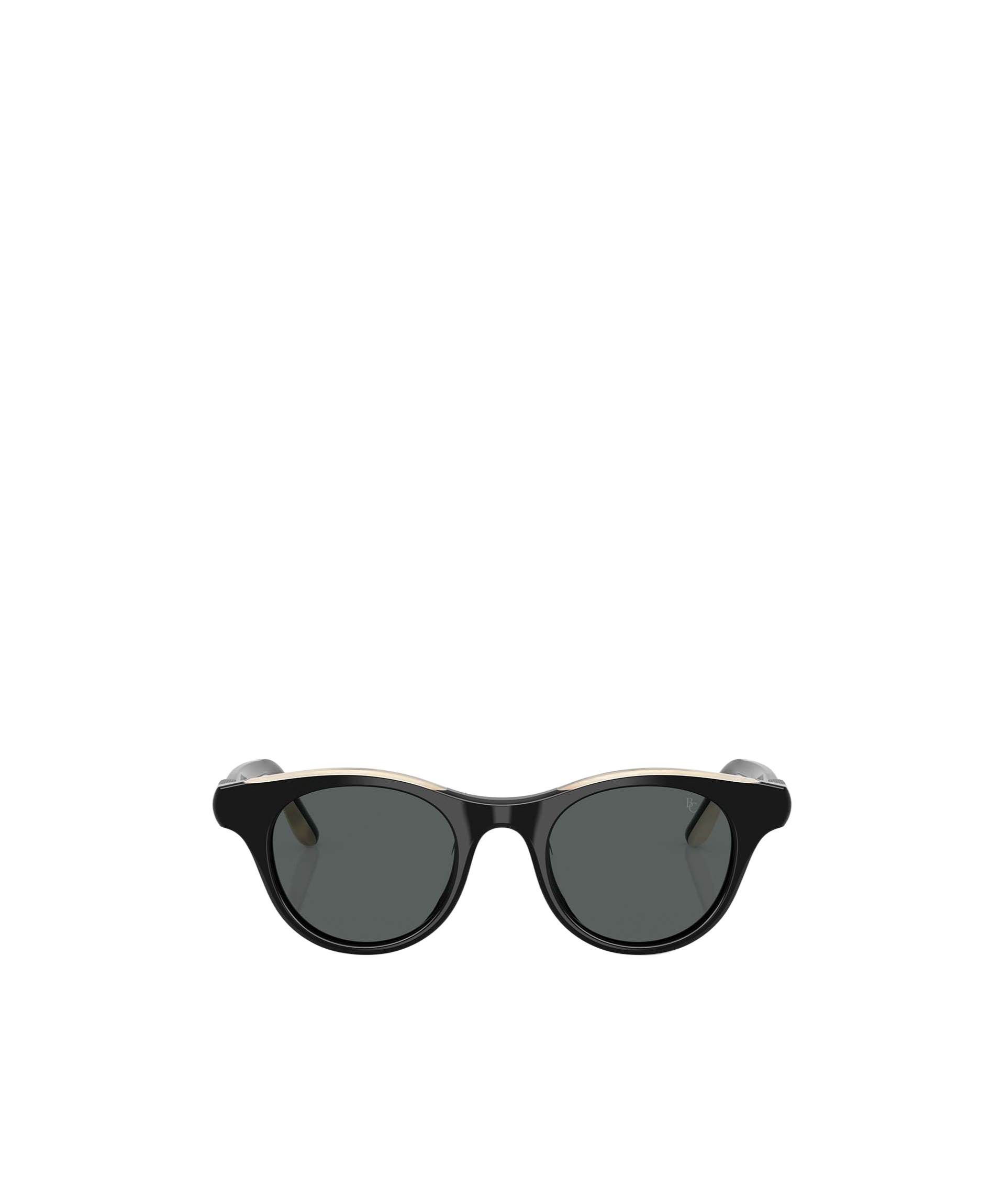 Brunello Cucinelli Bc4016s Acetate Round Sunglasses In Black