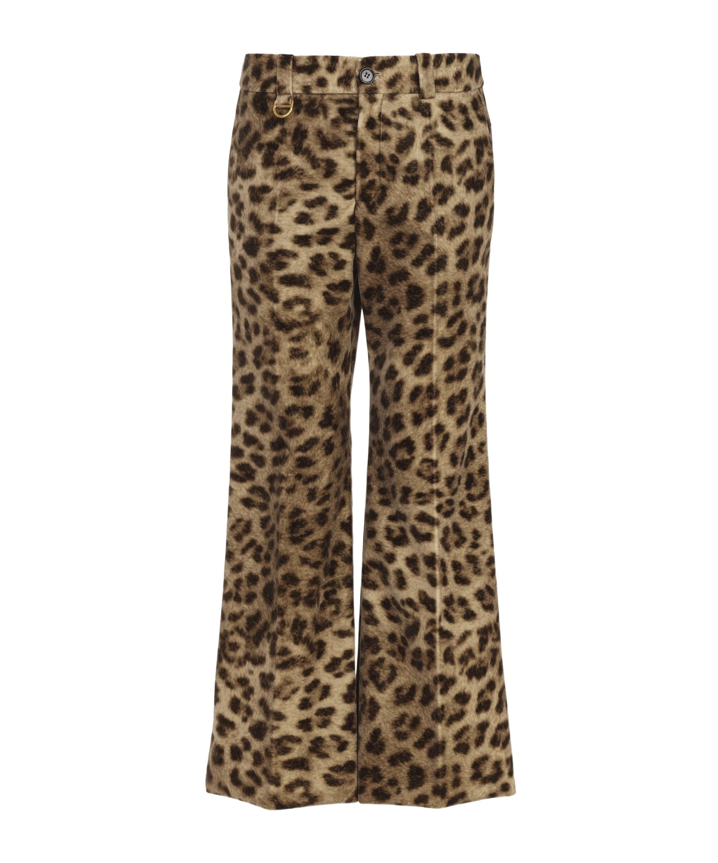Chloé Belt-loop Casual Pants In Brown