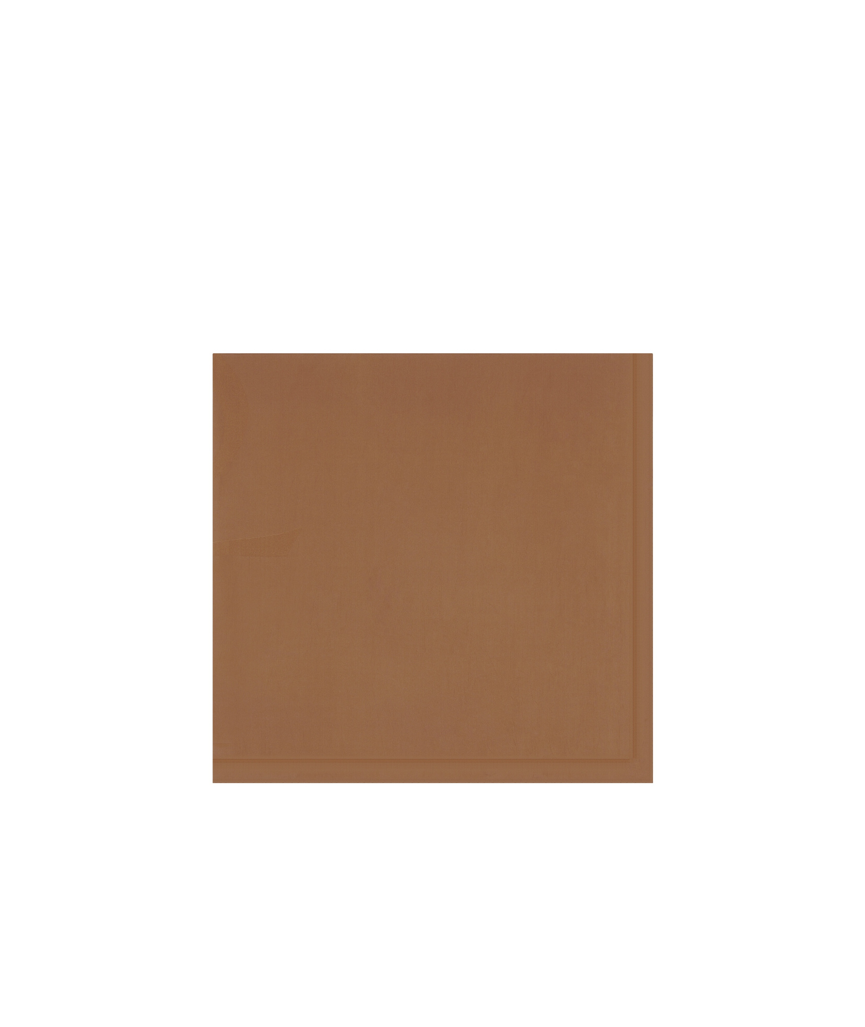 Saint Laurent Cassandre Silk Scarf In Brown