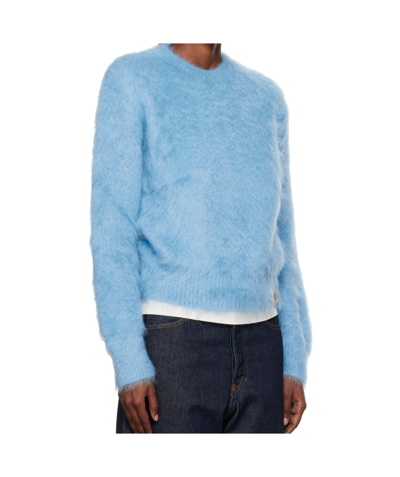 Bally Crew Neck Sweater In Blue