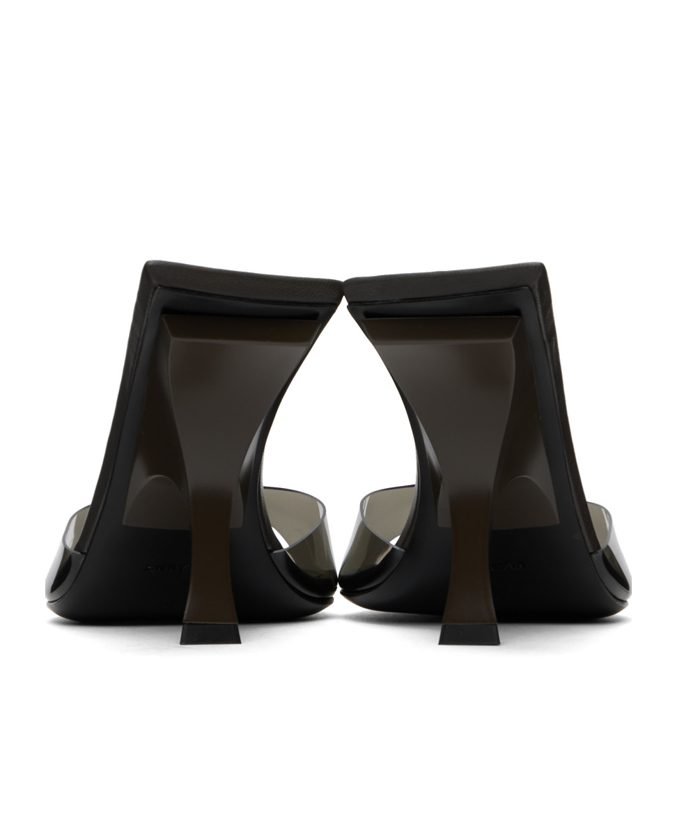 Attico Ester High-heeled Sandals In Black