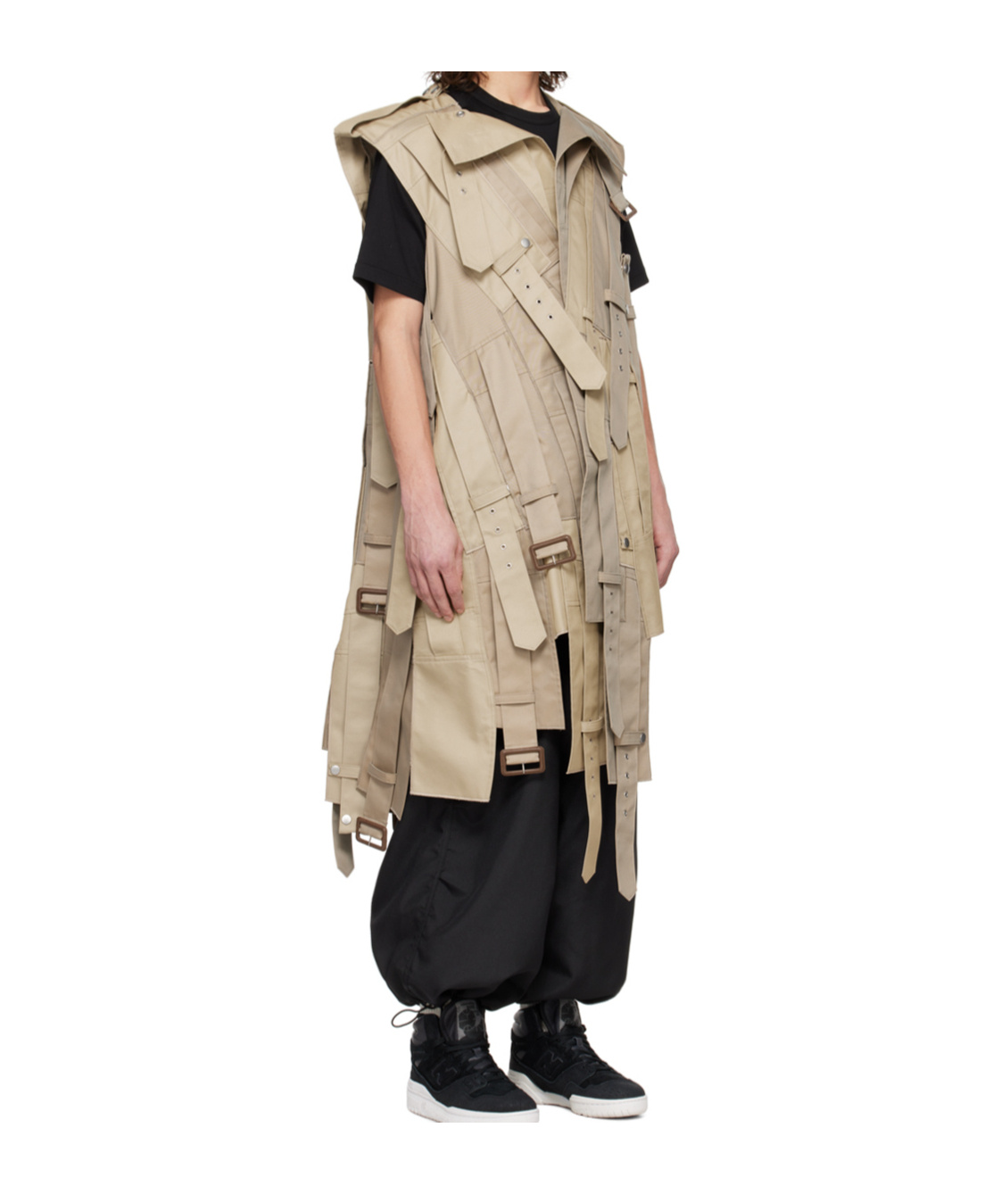 Junya Watanabe Sleeveless Coat In Nude